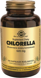 Chlorella vách tế bào vỡ 520 mg 100 viên nang SOLGAR